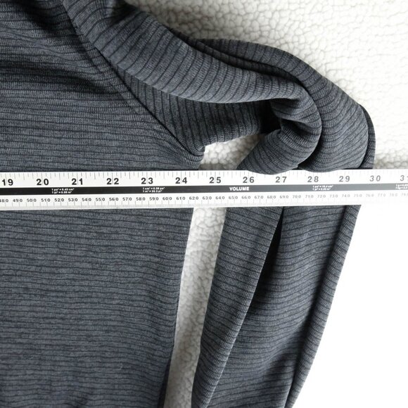 Under Armour Sweater Boys Extra Large Gray Striped Storm Quarter Zip Lightweight - Picture 7 of 8